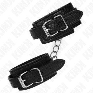 KINK - RESISTENZA DA POLSO CON MOTIVO SERPENTE NERO REGOLABILE 20-28 CM X 5,4 CM - immagine 3