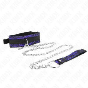 KINK - COLLANA CORTA IN PIZZO DI VELLUTO CON CINTURA 105 CM CON PROFILO IN NYLON 44 X 5,5 CM - immagine 3