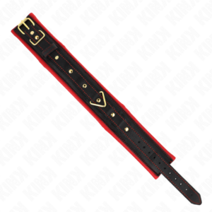 KINK - COLLARE CON GUINZAGLIO IN TESSUTO TINTO REGOLABILE 33-48 CM X 5,7 CM - immagine 6