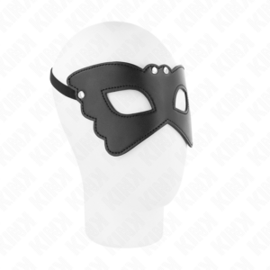 KINK - MASCHERA IN SIMILPELLE A FORMA DI FARFALLA 20 x 9 CM - immagine 3
