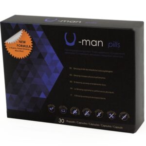 500 COSMETICS - U-MAN AUMENTA LE DIMENSIONI DEL PENE E LA POTENZA SESSUALE - 30 CAPSULE - immagine 2