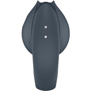 SATISFYER - PERFECT PAIR 2 MULTIVIBRATORE 2 IN 1 ANELLO PER PENE E STIMOLATORE PER DITA GRIGIO - immagine 8