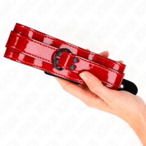 KINK - COLLANA REGOLABILE VINO ROSSO 37,5-49,5 CM X 5 CM - immagine 4