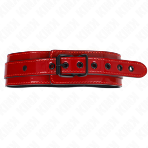 KINK - COLLANA REGOLABILE VINO ROSSO 37,5-49,5 CM X 5 CM - immagine 3