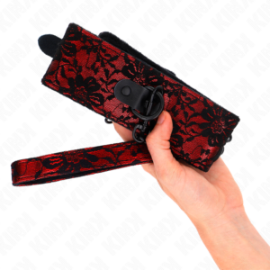 KINK - COLLANA IN PIZZO CON CINTURA CON CINTURA IN VERA PELLE 105 CM / 44 X 5,5 CM - immagine 3