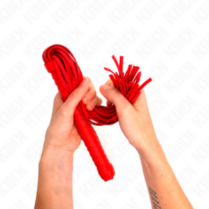 KINK - FRUSTA CON MANICO ROSSO STRUTTURATO 48,5 CM - immagine 4