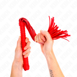 KINK - FRUSTA CON MANICO ROSSO STRUTTURATO 48,5 CM - immagine 5