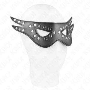 KINK - MASCHERA SEXY IN SIMILPELLE MODELLO 1 27 x 13 CM - immagine 4