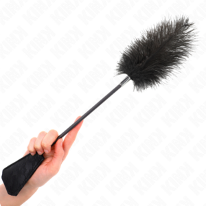 KINK - PIUME DI STRUZZO PER SOLLETICO CON PIZZO PALLET 56 CM - immagine 4