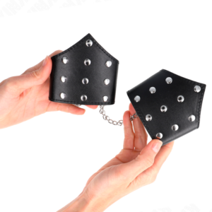 KINK - BRACCIALI STILE PUNTO NERO CON CATENA REGOLABILE 17-23 CM X 8,5 CM - immagine 3