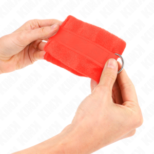 KINK - POLSINI IN PELLICCIA PER PRINCIPIANTI ROSSO 30 X 7 CM - immagine 3