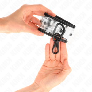 KINK - POLSINI DA POLSO TRASPARENTI REGOLABILI 18-30 CM X 5,5 CM - immagine 3