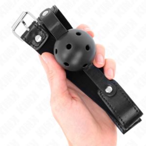 KINK - PALLA TRASPIRANTE NERA 4,5 CM BAVAGLIO 65 x 2,5 CM - immagine 4