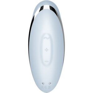 SATISFYER - TAP & CLIMAX 2 VIBRATORE E STIMOLATORE BLU - immagine 6