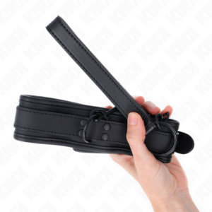 KINK - COLLARE BONDAGE IN NEOPRENE MODELLO 1 CON CINTURA 78 CM REGOLABILE 37,5 X 49,5 CM - immagine 4