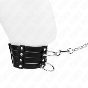 KINK - COLLANA CON CINTURA 65 CM STILE SUB REGOLABILE 35-51 CM X 7 CM - immagine 3