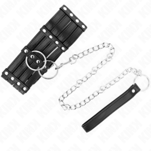 KINK - COLLANA CON CINTURA 65 CM STILE SUB REGOLABILE 35-51 CM X 7 CM - immagine 5