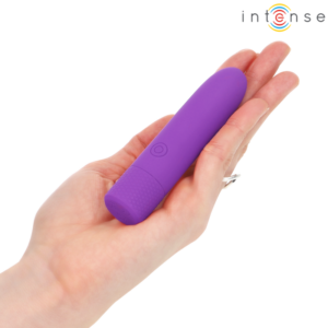 INTENSE - SYMONE BULLET VIBRANTE RICARICABILE USB 8 VIBRAZIONI VIOLA 10 X 2,2 CM - immagine 6
