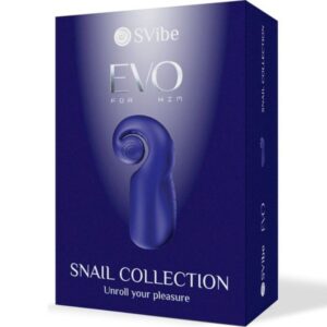 SNAIL VIBE - EVO PER LUI MASTURBATORE MASCHILE SLIDE NROLL BLU SCURO - immagine 5