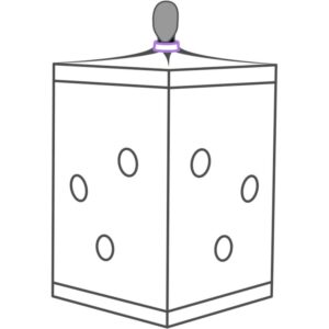 SECRET DOME - KINK CLUB CABIN SCANDALE VIOLA - immagine 8