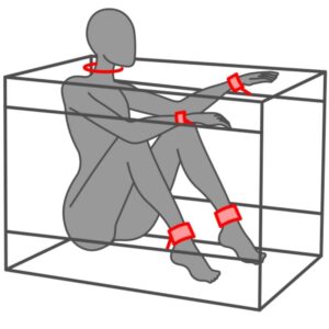 SECRET DOME - KINK CLUB LA NICHE CABIN NERO E ROSSO - immagine 11