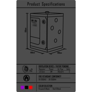 SECRET DOME - KINK CLUB CABIN SCANDALE NERO E ROSSO - immagine 16