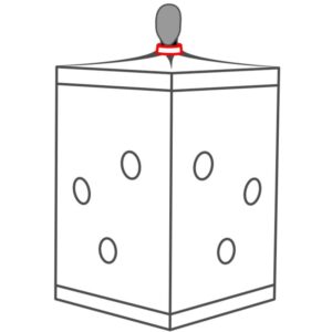 SECRET DOME - KINK CLUB CABIN SCANDALE NERO E ROSSO - immagine 8