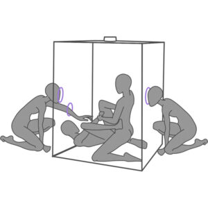 SECRET DOME - KINK CLUB CABIN SCANDALE VIOLA - immagine 4