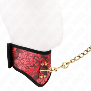 KINK - COLLANA MODELLO SCANDALO CON CINTURINO IN PIZZO 75 CM 44 X 10 CM - immagine 3