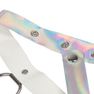 SUBBLIME - 953737 IMBRACATURA PETTORALE CON ANELLI E CATENE ARGENTO TAGLIA UNICA - immagine 7