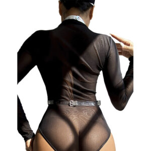 SUBBLIME - 953737 IMBRACATURA PETTORALE CON ANELLI E CATENE ARGENTO TAGLIA UNICA - immagine 3