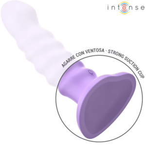 INTENSE - BRENDA VIBRATORE TAGLIA M DESIGN A SPIRALE 10 VIBRAZIONI TELECOMANDO VIOLA - immagine 4