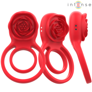 INTENSE - GAIL STIMOLATORE ROSE 10 VIBRAZIONI ROSSO TELECOMANDO - immagine 3