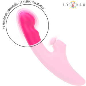 INTENSE - VIBRATORE EMI 13,5 CM MULTIFUNZIONE 3 IN 1 10 VIBRAZIONI ROSA - immagine 4