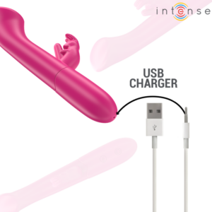 INTENSE - JULIETA VIBRATORE CONIGLIO 18,6 CM 10 VIBRAZIONI ROSA - immagine 6