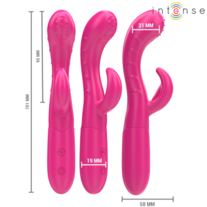 INTENSE - VIBRATORE AMARA CON LINGUA STIMOLANTE 10 VIBRAZIONI ROSA - immagine 2