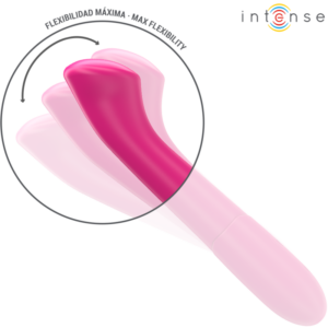 INTENSE - PATY VIBRATORE 19 CM FLESSIBILE 10 VIBRAZIONI MODELLO 2 ROSA - immagine 4