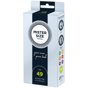 MISTER SIZE - PRESERVATIVO TAGLIA S 49 MM (10 UNITÀ) - immagine 2