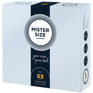 MISTER SIZE - PRESERVATIVO TAGLIA M 53 MM (36 UNITÀ) - immagine 2
