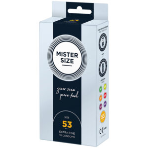MISTER SIZE - PRESERVATIVO TAGLIA M 53 MM (10 UNITÀ) - immagine 2