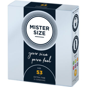 MISTER SIZE - PRESERVATIVO TAGLIA M 53 MM (3 UNITÀ) - immagine 2