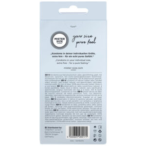 MISTER SIZE - PRESERVATIVI TAGLIA XXL 64 MM (10 UNITÀ) - immagine 3