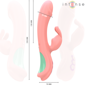INTENSE - RACHEL RABBIT VIBRATOR 5 VIBRAZIONI ROSA - immagine 6