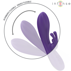 INTENSE - VIBRATORE RANDALL RABBIT 10 VIBRAZIONI VIOLA - immagine 3