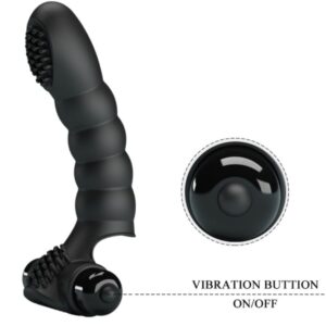 PRETTY LOVE - VIBRATORE DA DITA ALEXANDER 10 VIBRAZIONI NERO - immagine 6