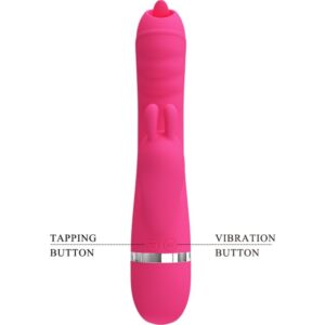 PRETTY LOVE - VIBRATORE MULTIFUNZIONE CONIGLIO PHOENIX ROSA - immagine 4