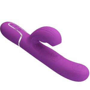 PRETTY LOVE - PERLITA 3 IN 1 VIBRATORE MULTIFUNZIONE CONIGLIO VIOLA - immagine 4