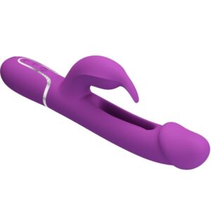 PRETTY LOVE - KAMPAS 3 IN 1 MULTIFUNZIONE VIBRATORE CONIGLIO VIOLA - immagine 4