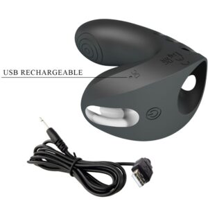 PRETTY LOVE - VIBRATORE DA DITA CAMELIA 7 VIBRAZIONI NERO - immagine 7