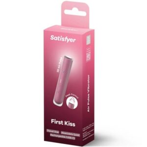 SATISFYER - STIMOLATORE CLITORIDEO FIRST KISS WAVE GARNET - immagine 2